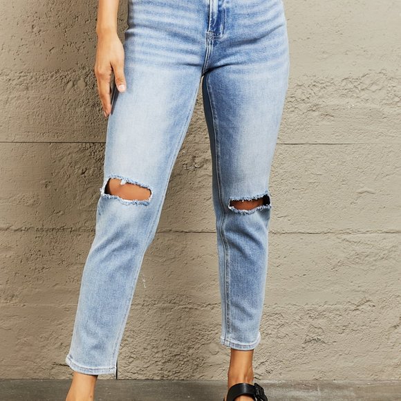BAYEAS Skinny Cropped Jeans